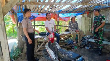 Polsek glagah patroli sinergitas TNI-POLRI.