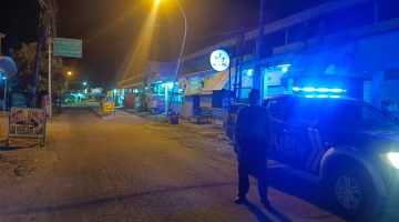 Polsek glagah polres lamongan patroli malam untuk antisipasi kejahatan 3C di wilayah glagah.